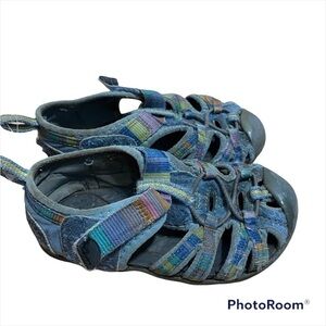 Keen Sandals Sz 7 Outdoors Closed Toe Blue Kids Toddler Girl